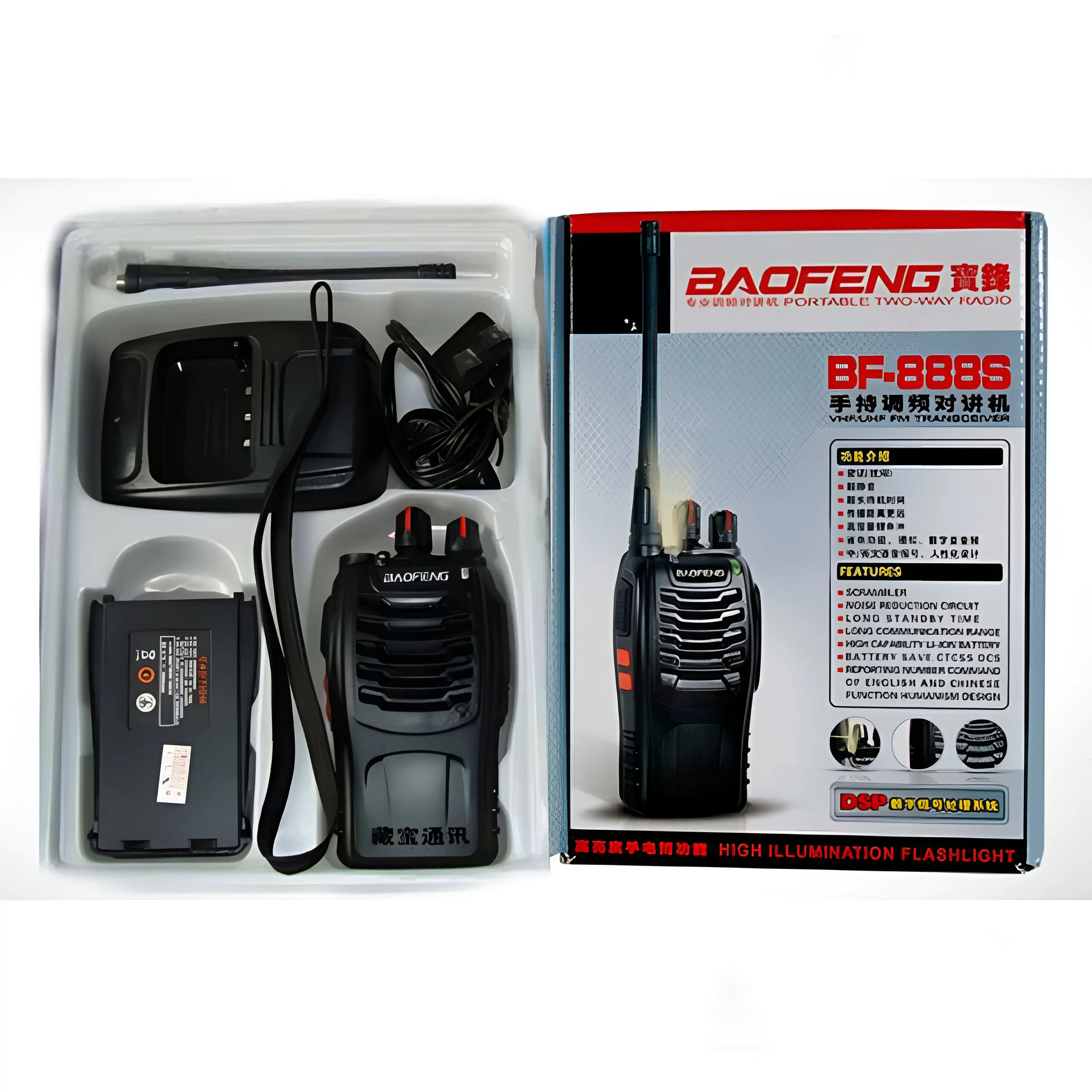 بیسیم اورجینال واکی تاکی بائوفنگ مدل BF-888S