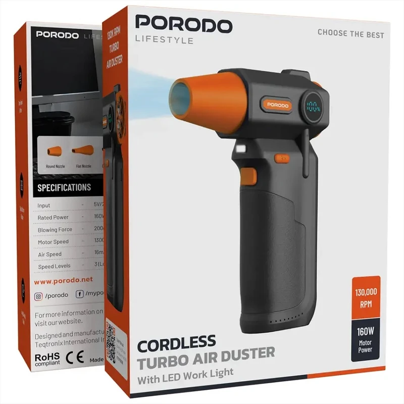 جت فن شارژی پرودو مدل CORDLESS PDTBYMG826BK